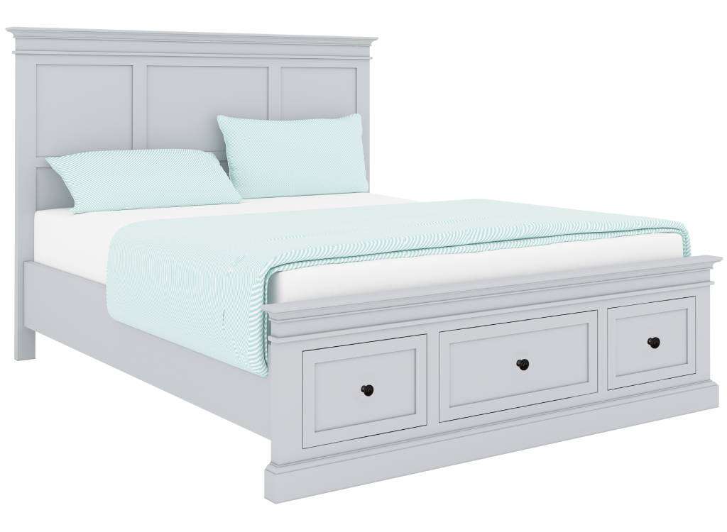 Spencer Double Timber Bed Frame with Storage